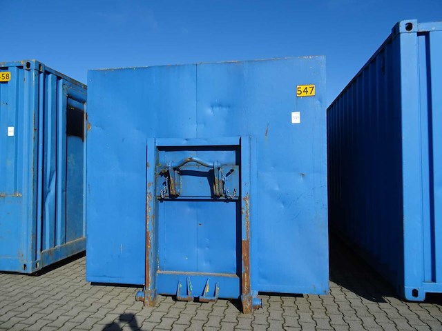 Haakarm gesloten afzetcontainer - afbeelding 2 van  7