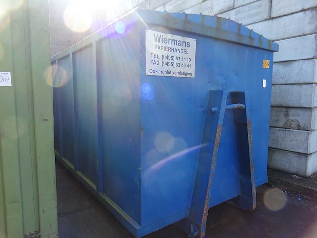 Haakarm gesloten afzetcontainer - afbeelding 2 van  5