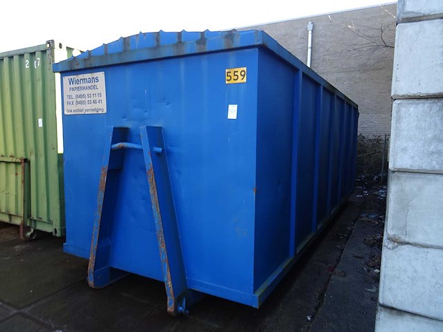 Haakarm gesloten afzetcontainer - afbeelding 5 van  5