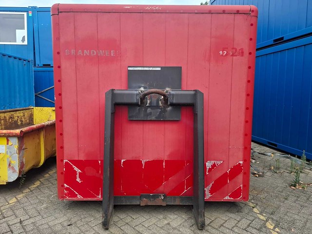 Haakarm opslagcontainer - - ex brandweer - opslagcontainer - afbeelding 1 van  2