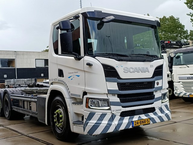 Haakarm, scania, p320 6x2 met haakarm hiab 26t, 2019 - afbeelding 3 van  30