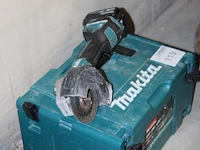 Haakse accu slijptol makita dga504 met accu en kunststoffen koffer - afbeelding 2 van  2