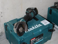 Haakse accu slijptol makita dga504 met accu en kunststoffen koffer - afbeelding 2 van  2