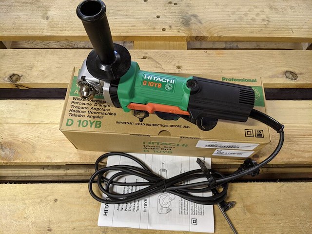 Haakse boormachine hitachi, d10yb - afbeelding 1 van  3