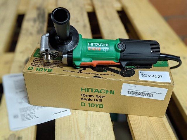Haakse boormachine hitachi, d10yb - afbeelding 1 van  3