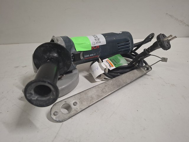 Haakse slijper - 125mm - 230v bosch, gws 850 c, bouwjaar 2013 - afbeelding 1 van  5