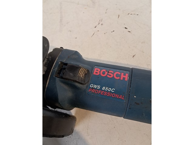 Haakse slijper - 125mm - 230v bosch, gws 850 c, bouwjaar 2014 - afbeelding 10 van  12