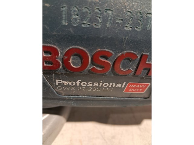 Haakse slijper - 230mm - 230v, bosch, gws 21-230 lvi, 2018 - afbeelding 5 van  6
