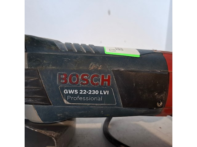 Haakse slijper - 230mm - 230v, bosch, gws 22-230 lvi, 2012 - afbeelding 2 van  7