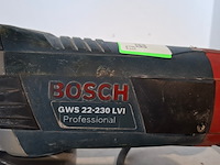 Haakse slijper - 230mm - 230v, bosch, gws 22-230 lvi, 2012 - afbeelding 2 van  7