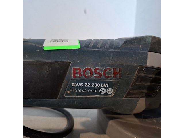 Haakse slijper - 230mm - 230v, bosch, gws 22-230 lvi, 2012 - afbeelding 4 van  7