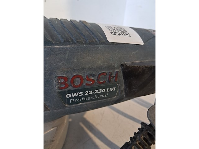 Haakse slijper - 230mm - 230v bosch, gws 22-230 lvi, bouwjaar 2011 - afbeelding 7 van  10