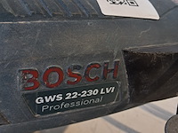 Haakse slijper - 230mm - 230v bosch, gws 22-230 lvi, bouwjaar 2011 - afbeelding 7 van  10