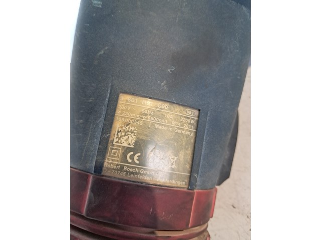 Haakse slijper - 230mm - 230v bosch, gws 22-230 lvi, bouwjaar 2011 - afbeelding 8 van  10