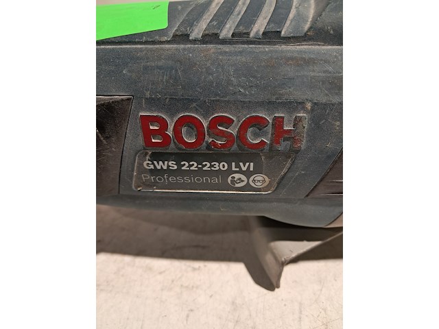 Haakse slijper - 230mm - 230v bosch, gws 22-230 lvi, bouwjaar 2016 - afbeelding 3 van  5