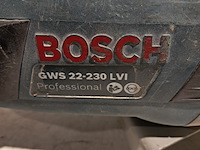 Haakse slijper - 230mm - 230v bosch, gws 22-230 lvi, bouwjaar 2016 - afbeelding 3 van  5