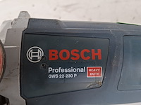 Haakse slijper - 230mm - 230v bosch, gws 22-230 p, bouwjaar 2022 - afbeelding 5 van  5