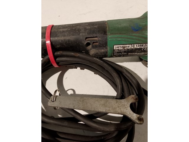 Haakse slijper 125mm 230v hitachi, g13se2, bouwjaar 2016 - afbeelding 3 van  4