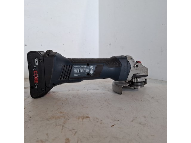 Haakse slijper 125mm accu 18v-li bosch, gws 18v-li, bouwjaar 2018 - afbeelding 2 van  8