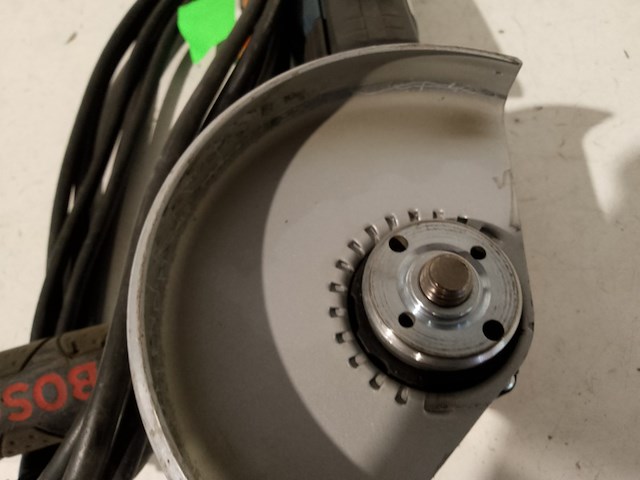 Haakse slijper 150mm 230v met dodemansschakelaar bosch, gws 17-150 ps, bouwjaar 2023 - afbeelding 3 van  5