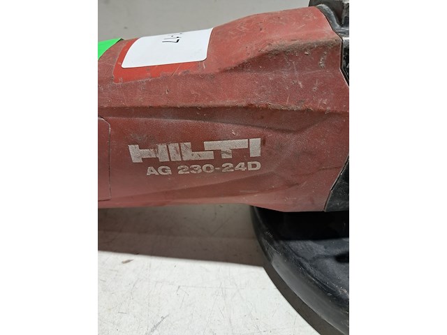 Haakse slijper 230mm 230v hilti hilti, ag 230-24d, bouwjaar 2019 - afbeelding 3 van  4