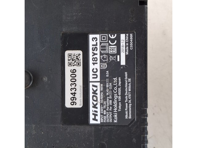Haakse slijper 230mm accu 36v hitachi, g3623dawgz, bouwjaar 2019 - afbeelding 4 van  13