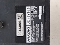 Haakse slijper 230mm accu 36v hitachi, g3623dawgz, bouwjaar 2019 - afbeelding 4 van  13