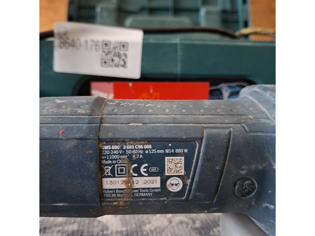 Haakse slijper bosch, gws880, bouwjaar 2021 - afbeelding 4 van  6