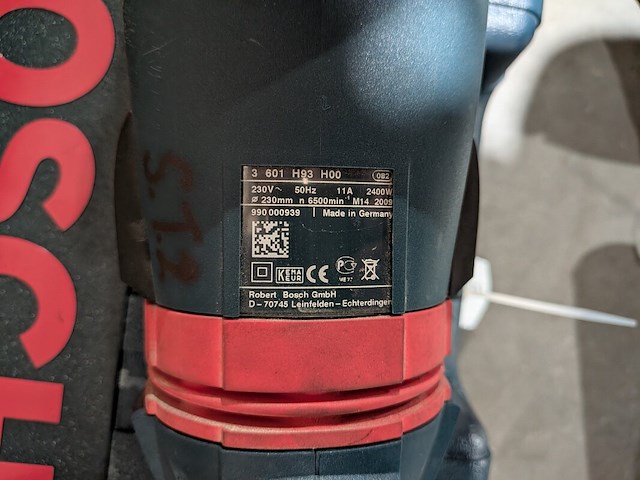 Haakse slijper, bosch, pro gws 24-230 lvi, 2009 - afbeelding 8 van  10