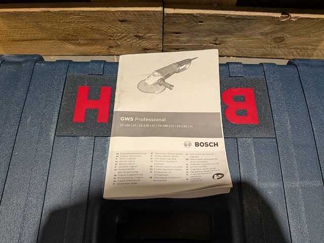 Haakse slijper, bosch, pro gws 24-230 lvi, 2009 - afbeelding 10 van  10