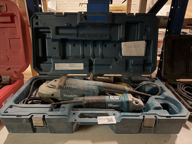 Haakse slijper combiset met koffer makita, dk0054x1 - afbeelding 3 van  9