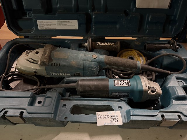 Haakse slijper combiset met koffer makita, dk0054x1 - afbeelding 4 van  9