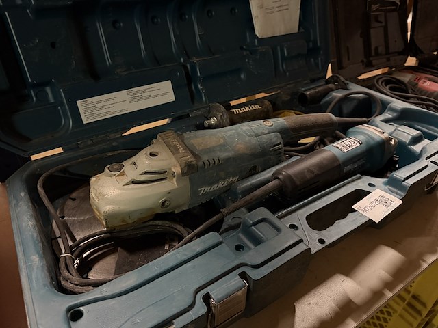 Haakse slijper combiset met koffer makita, dk0054x1 - afbeelding 8 van  9