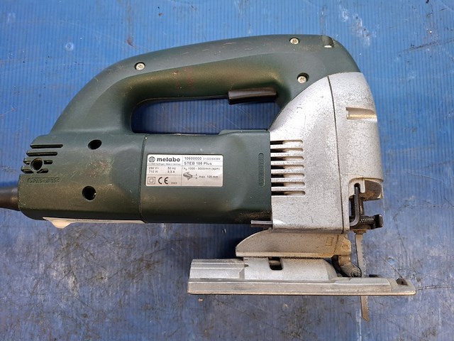 Haakse slijper en decoupeerzaag metabo, w750-125 en steb105+ - afbeelding 5 van  8