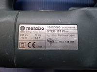 Haakse slijper en decoupeerzaag metabo, w750-125 en steb105+ - afbeelding 6 van  8