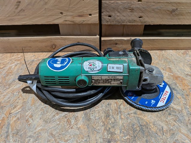 Haakse slijper, hitachi, g 12s1 - afbeelding 4 van  6