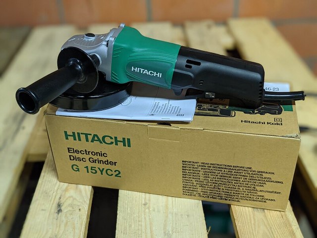Haakse slijper hitachi, g15yc2 - afbeelding 1 van  4