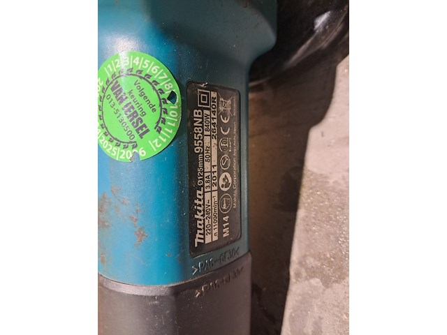 Haakse slijper, makita, 9558nb, 2011 - afbeelding 3 van  7