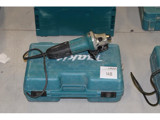 Haakse slijper makita ga50303r met kunststoffen koffer - afbeelding 1 van  2