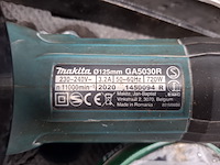 Haakse slijper makita, ga5030r, bouwjaar 2020 - afbeelding 5 van  5
