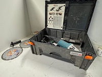 Haakse slijper makita, ga9010c, met 2 diamant schijven