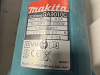 Haakse slijper makita, ga9010c, met 2 diamant schijven - afbeelding 3 van  5