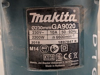Haakse slijper, makita, ga9020 - afbeelding 10 van  11