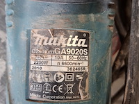 Haakse slijper makita, ga9020s, bouwjaar 2010 - afbeelding 4 van  5