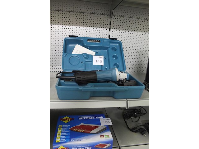 Haakse slijper makita type ga5530dr, nieuw in koffer - afbeelding 2 van  2