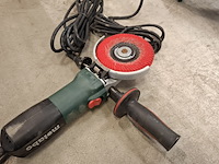Haakse slijper met metaal kantenfrees metabo, wef 9-125 quick, kfm16-15 f - afbeelding 5 van  12