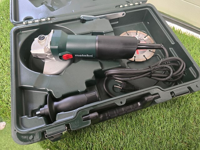 Haakse slijper metabo, w 850-125, groen - afbeelding 1 van  5