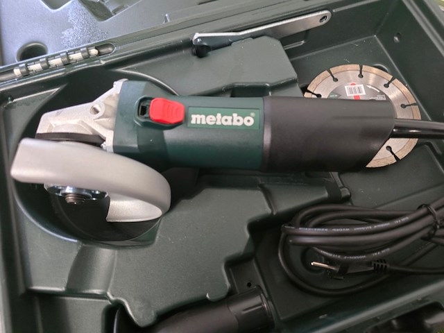 Haakse slijper metabo, w 850-125, groen - afbeelding 2 van  5