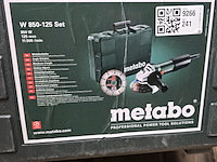 Haakse slijper, metabo, w 850-125 set, groen - afbeelding 1 van  6
