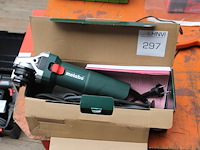 Haakse slijper metabo w1100-125. nieuw in doos. - afbeelding 1 van  2